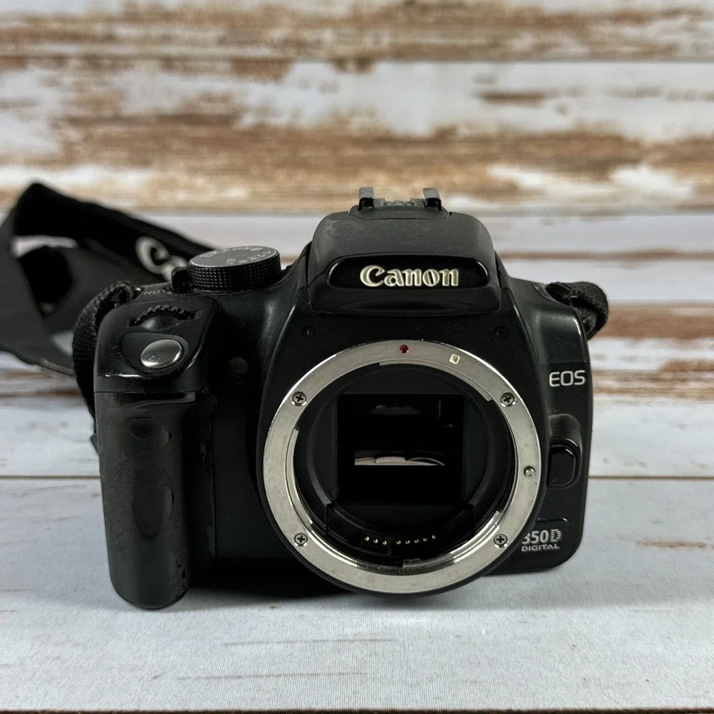 Canon EOS 350D Digital DSLR Camera - Black (Body Only Untested)